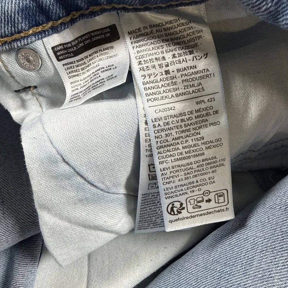 Levi's 550 Jeans Men's Size W44xL30 Blue Straight Leg MidRise MediumWash 5Pocket